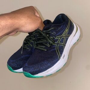Kids ASICS Gel Kayano 29 GS 'Black Lime Zest' 1014A275-002 Size 2.5